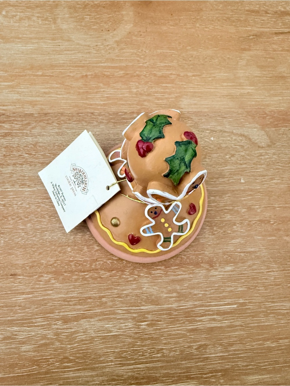 Vintage Cookie Press Gingerbread Man Stamp Christmas Holiday Shaker Hearth 1997